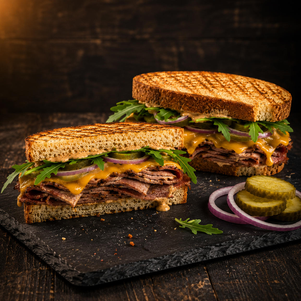 Bangin' Roast Beef Melt Sandwich